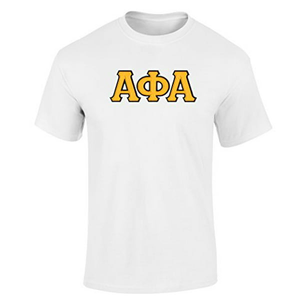 Alpha Phi Alpha Lettered T-Shirt XXX-Large White 